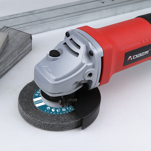 Aoben polishing wheel stainless steel metal grinding and rust removal nylon wheel angle grinder special fiber wheel drawing polishing polishing disc 7P gray + 9P red, a total of two pieces each