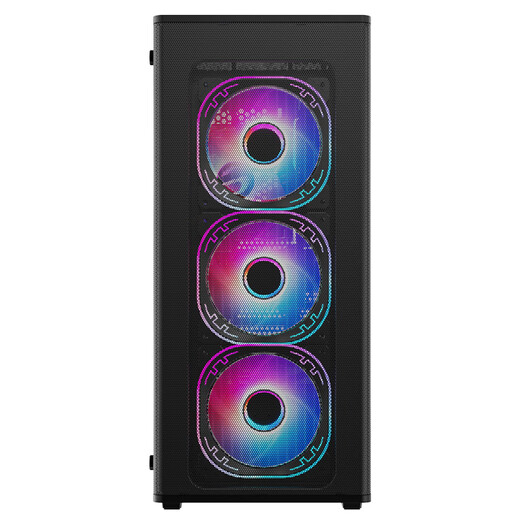 长城（Great Wall）本色K08电脑机箱（ATX主板/玻璃侧透/钢网面板/USB3.0/8风扇位/防尘网/支持5080显卡）