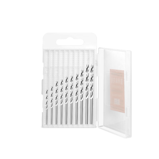 E.F.VSLONBAIMUGE straight handle small head 0.50.61.01.11.21.52.02.2mm twist drilling fine Wenwan drill bit 3.2mm 10 pieces