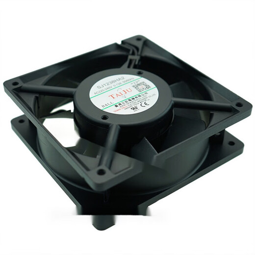 SJ1238HA2 220V 12038变频器 配电柜大风量散热风扇12cm 风扇+百叶窗+金属网