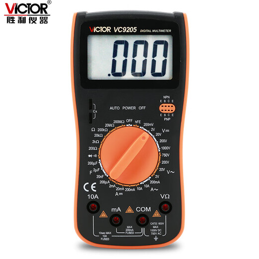 Victor Digital Multimeter/9208 großer Bildschirmetermesser Vollschutzschaltung Mehrfach