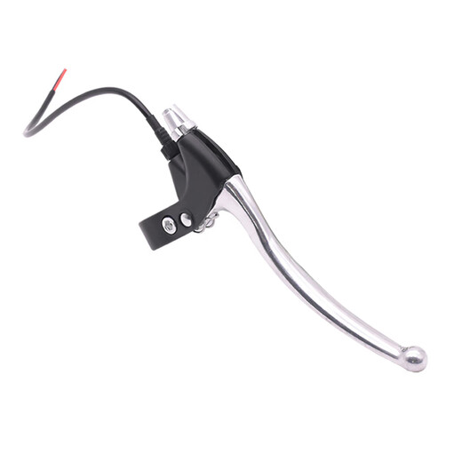 Zhuanying electric brake handle electric bicycle brake handle with cord power-off switch battery brake handle accessories thickened white brake handle left one with inner hexagon