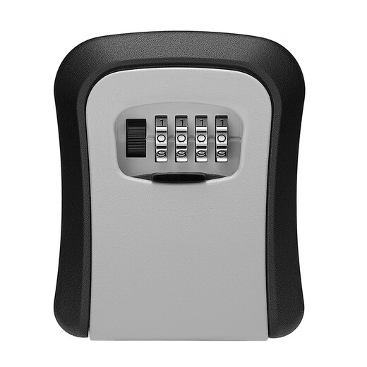 Junior code key box cat's eye box decoration key construction site anti-theft door lock temporary door installation key gray