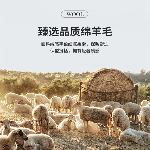 Antonio removable goose down lining, herringbone texture, one-piece, two-wear, thickened wool double-sided woolen coat, men's coat