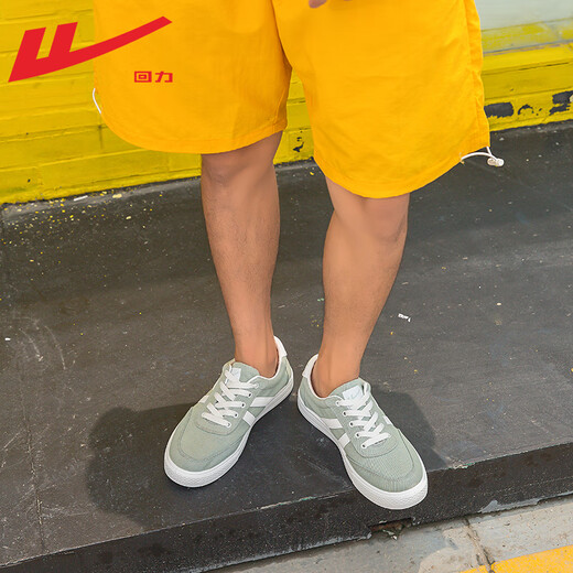Huili men's shoes canvas shoes men's 2025 spring new casual sports shoes men's light breathable shoes men's light blue 41