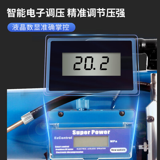 Renjuyi Hochdruck-Airless-Sprühmaschine, Sprühkitt, Farbspray, Latex-Farbbeschichtungsmaschine, multifunktionale Haushaltswerkzeuge, Typ 695 Standard-Edelstahl-Pumpenkörper