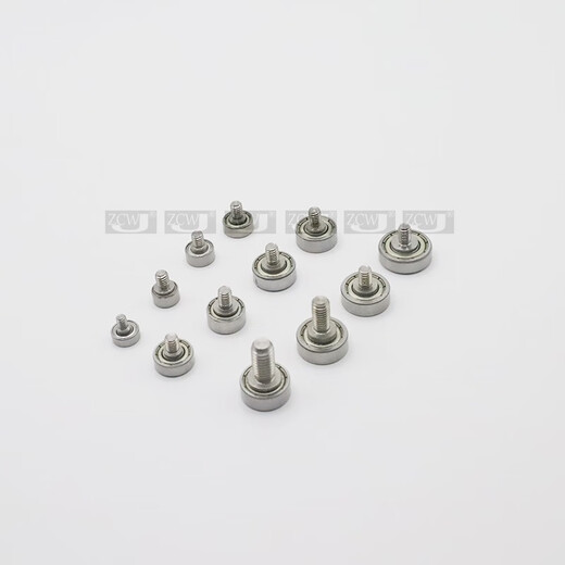 
LISMNTBG external thread bearing steel M3M4M5M6M8M10M12 screw bearing BJL non-embroidered steel bolt wire 304 JS693-8-4C1L5M4