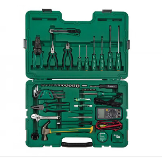 Shida (SATA) tools 56 pieces 61 pieces telecommunications maintenance set Electrician and electronics maintenance set 09535 09536 09535 56 pieces telecommunications tool set