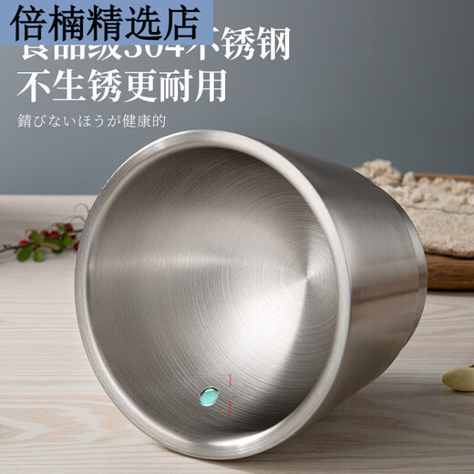 304 stainless steel garlic masher, garlic stone mortar, bowl, household masher, ginger paste grinder, garlic jar mud 304 stainless steel masher - small size