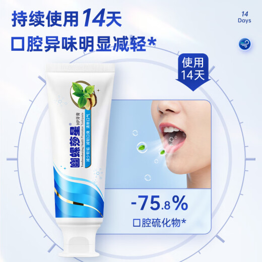 幽螺莎星牙齿膏含氟防蛀有效减轻口臭螺旋沙星牙膏140g攸白亮白牙膏120g