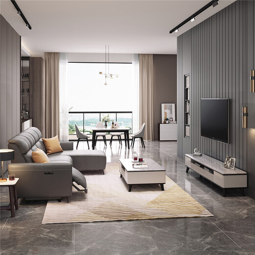 Chivas TV cabinet modern minimalist living room marble desktop storage storage cabinet PT025 TV cabinet