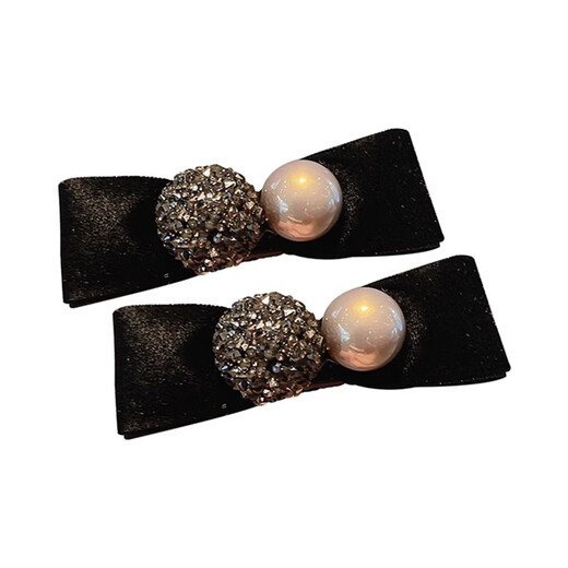 Xiang Wan hairpin 2 pieces bow hairpin forehead grab clip broken hairpin one-word side clip side bangs clip girl birthday gift