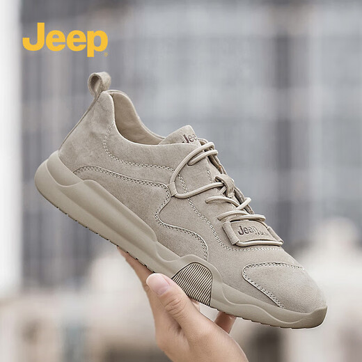 Jeep Herrenschuhe 2025 Frühlings- und Sommer -Freizeitschuhe Retro Vielseitige weiche Sohle Schuhe Outdoor Sportarbeit Schuhe