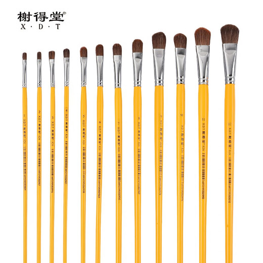 Xie Détang Gouache Brush Xie Detang Brush des cheveux Wolf 826 PEINTURE D'HUILE ACRYLIQUE SET DE BRSSION DE BRSION DE COURCHE
