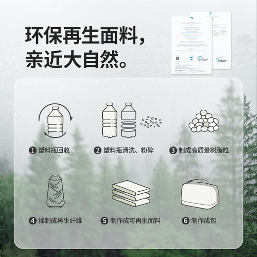 Naturehike挪客氧Oxygen二合一洗漱包户外露营出差露营便携收纳包轻小易折叠 午夜黑