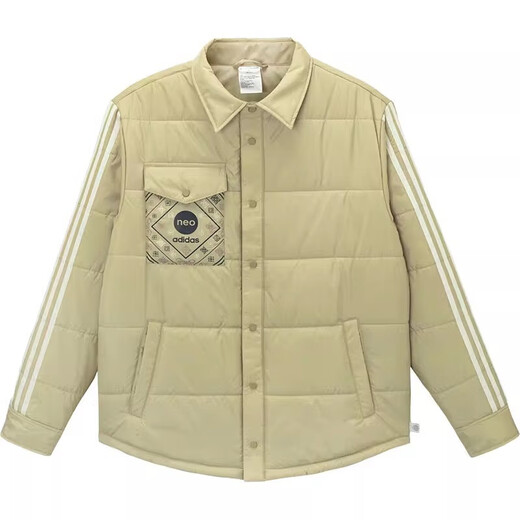 阿迪达斯（adidas）【京东奥莱】Neo秋季男子运动宽松棉服外套HM9889 HM9889 XL