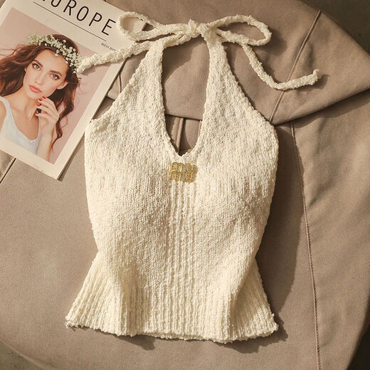 XEYC strapless strapless bra for women, Hong Kong style halter neck strap, fashionable and sexy hot girl, beautiful back and slim fit, milky white style M 80-95