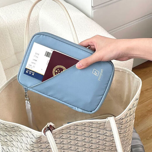 Sac de rangement de billets de passeport Runhuanian pour voyages portables Travel Portable Pass Protection Case de ménage Livre d'enregistrement de la maison
