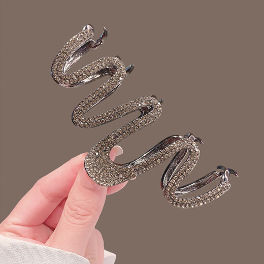 Ji Sifanmeirad Haarclipkopfschmuck für Frauen High-End-Haarcliphai-Clip-Kopf-Clip-Haarzubehör für Geburtstagsbox Maillard High-End-Haarclip (Geschenkbox)