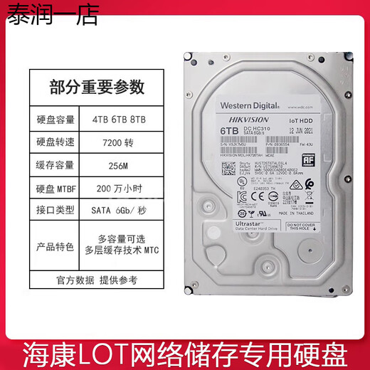 Deutsche Qualität Hikvision HK724TAH HK726TAH HK728TAH ENTERPRISE-GRADE 4T/6T/8T-Speicher HK7220. 20TB (HKV Dreijähriger 4TB