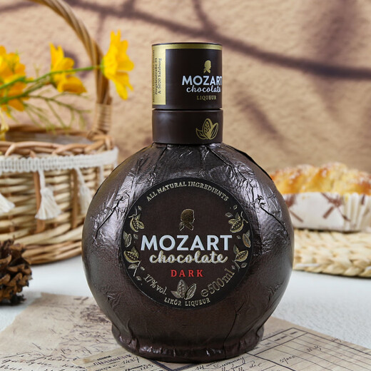 Mozart (Mozart) [aus der Originalflasche importiert] Österreichische Schokoladencreme -Likörwein, Fremdwein, leicht berauschende Frauenwein, dunkler Schokoladengeschmack 500ml