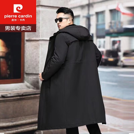El parque Pierre Cardin (Pierre Cardin) para el delineador de visón entero de los hombres se puede separar espesas e integrada de piel tibia sobre rodilla larga de pieles de piel de gran tamaño Mink Mink M 90-105 Jin [Jin es igual a 0.5 kg]