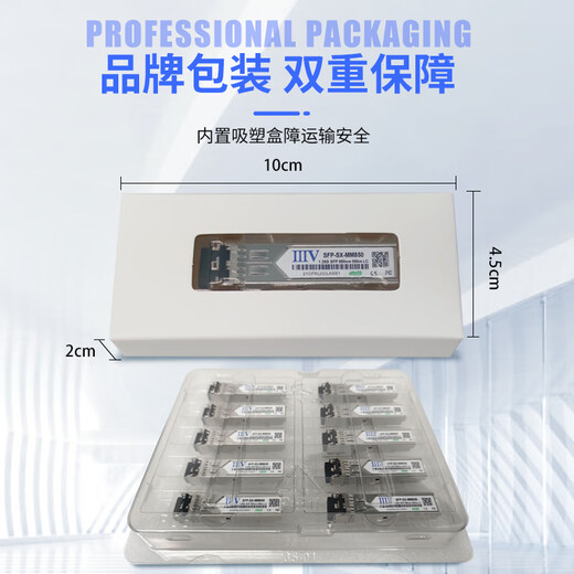 三伍智兆千兆多模光模块 1.25G千兆SFP光模块 550m/2km多模双纤光纤模块兼容华为/华三/锐捷等品牌 【千兆多模双纤1310nm】2km,双LC,1支