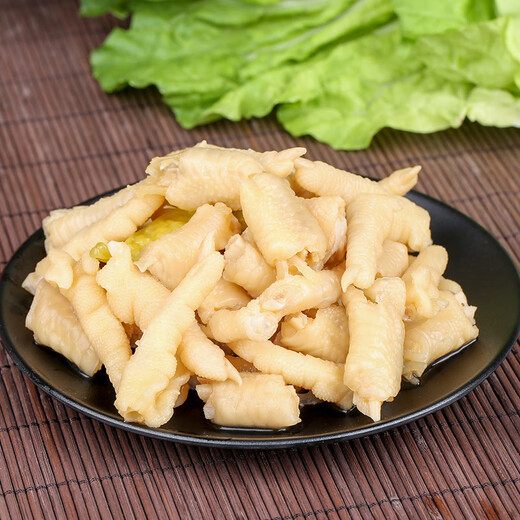 Youyou Pickled Pepper Chicken Feet, Mountain Pepper Flavor 100g*5, Sharing Pack, Essential Snacks for Watching Dramas