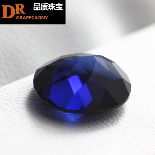Qiaoyu 2025 Popular Oval Tanzanite Bare Stone Master Cut High Fire Clarity Sapphire Ring Oval 7X9mm