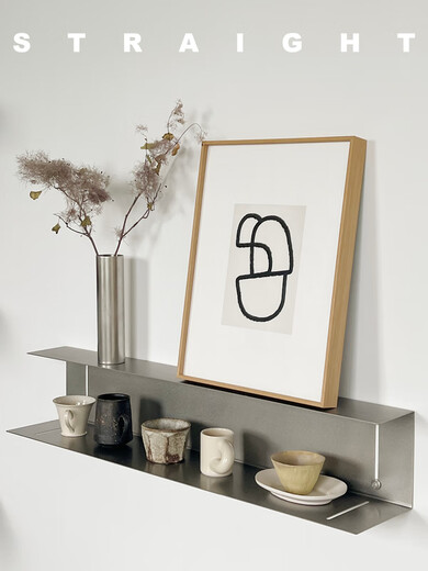 Huili's original U series stainless steel wall rack and shelf storage minimalist and changeable combination, 60cm each, shipped in about 15 days