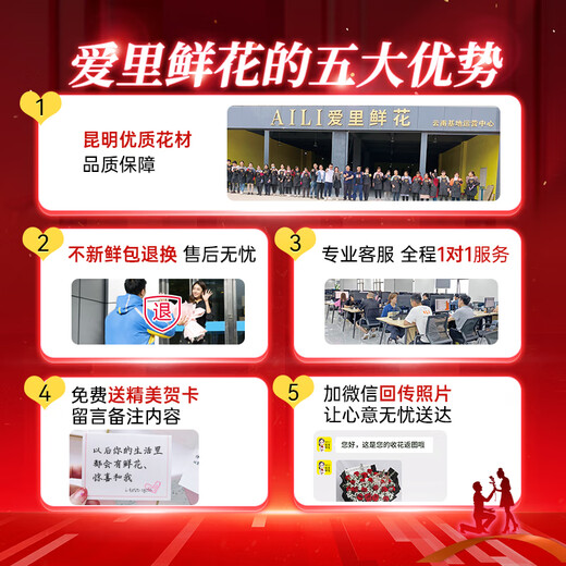 Airi New Year Flowers and Fruit Gift Boxes and Fruit Baskets Send Flowers to Elders, Wife and Girlfriend Birthday Gifts in the City Flower Shop Fruity and Joyful Grape Dragon Fruit Apple Persimmon Flowers and Fruit Gift Box