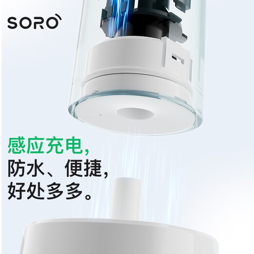 SORO professional-grade deep oral care ultra-large swing intelligent sweeping vibration + sonic dual mode adult sweeping vibration electric toothbrush sweeping model
