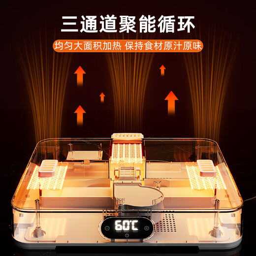 Изолированная крышка для овощей Jingyan Многослойная крышка для хранения остатков в свежем виде Новый интеллектуальный подключаемый модуль для подогрева пищи Артефакт Зимняя постоянная температура Хранение еды Недавно модернизированная интеллектуальная крышка для овощей 5-слойная утолщенная пылезащитная крышка для овощей с подогревом