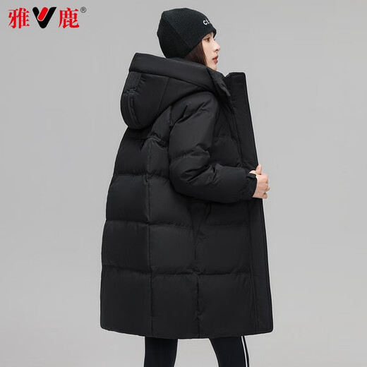 Yalu Down Jacket Women's Mid-Length 2025 Winter New Thick Cold-Resistant Warm Women's Jacket Fashion Trendy Top