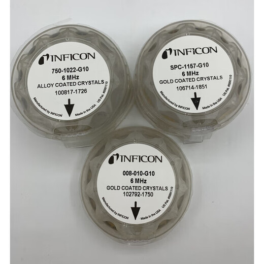 Crystal oscillator INFICON crystal oscillator INFICON optical coating crystal 750-1050-G10/5MHZ/10 pieces