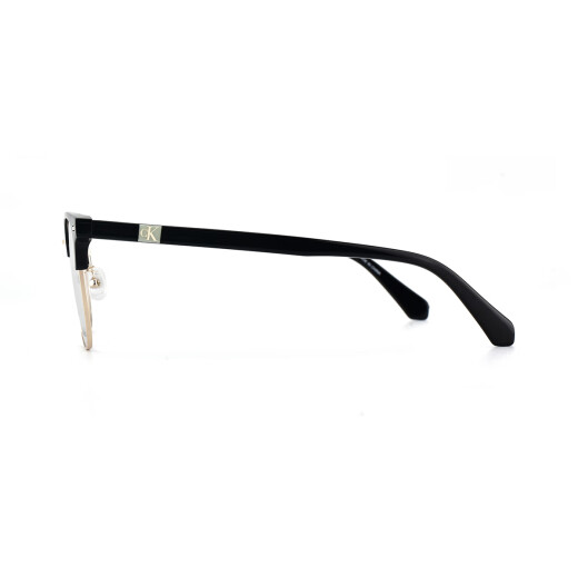 Calvin Klein glasses men's CK eyebrow frame is like half frame anti-blue light glasses business trend myopia glasses frame women can match astigmatism CKJ23229LB-718-5318 Gloss black + gold Wanxin HD 1.60 lens