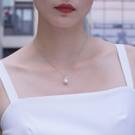 Tahitian Freshwater Pearl Pendant 925 Silver Ice Queen Edison Pearl Necklace 11-12mm High-end Neck Jewelry