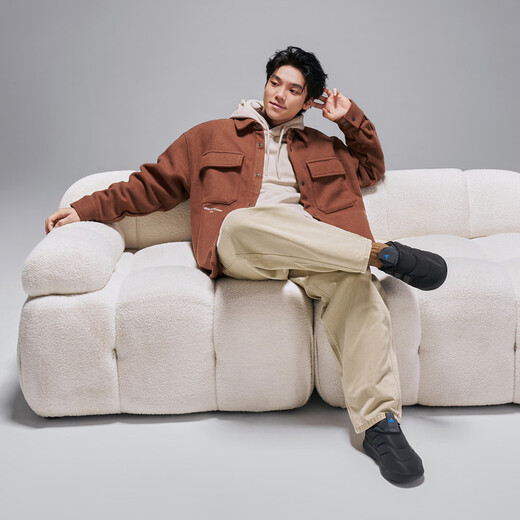 Adidas ADIPUFF bread shoes, soft, comfortable and warm cotton shoes, autumn and winter Adidas official light sports black (recommended to choose half a size up) 43