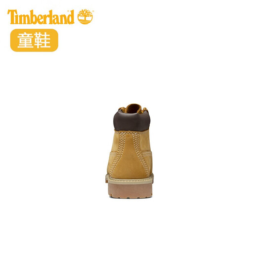 Timberland (Timberland) children's shoes, big yellow boots, Martin boots, high top, outdoor travel is large 12809W/wheat color, size 25