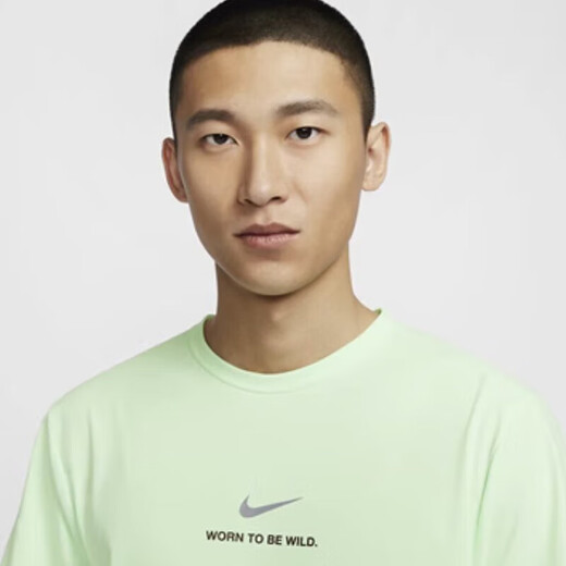 
Nike (NIKE) short-sleeved men's summer new style breathable quick-drying running training T-shirt for men's sports and casual solid color top half-sleeved HF6169-376 L