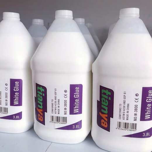 Big barrel of Tianya white glue handmade white latex made of mud material slime transparent glue cheap woodworking cow head glue 2000ML Kanghui fake water glue
