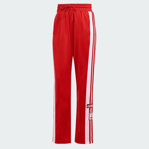 
Adidas Clover Trousers Women's Pants Spring and Autumn New Side Breast Pants Fitness Sports Breathable Straight Casual Wide Legs IR9793 Red XS