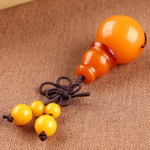 Shi Yuji Chicken Fat Yellow Beeswax Buddha Head Three-Way Bracelet Chain Buddha Bead Accessories Set Olive Core Star Moon Bodhi Accessories Diameter 12mm/set