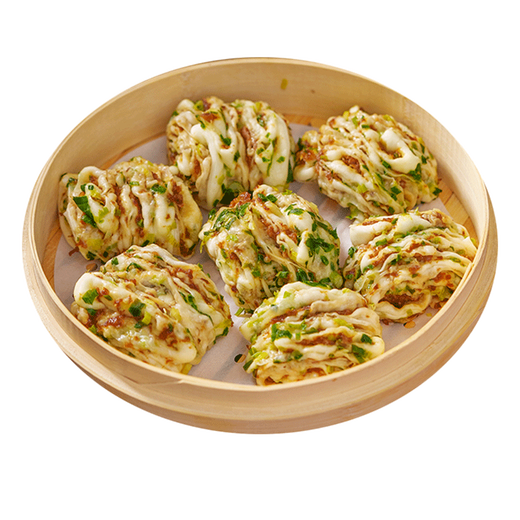 爱稞云点香葱黑猪肉肉花卷(原味)360g/8只 速冻早餐半成品面点儿童早饭