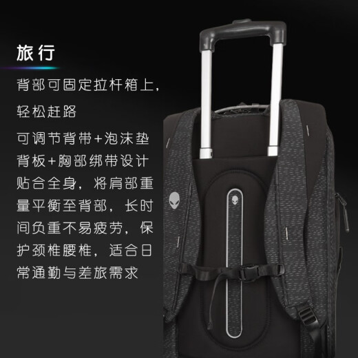 AW笔记本电脑包X/M系列轻薄大容量旅行双肩背包电脑背包男女生 AW723P 旅行双肩背包 原装标配