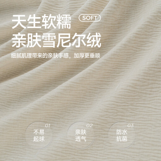 帕沙曼（pashaman）棉花糖布艺沙发奶油风雪尼尔绒宽坐深直排云朵沙发3.6米1105ZF