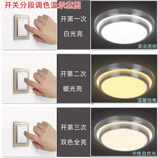 LED two-color two-wire driver round shell remote control intelligent dimming color temperature power supply Gemei Promise 3600mA2 two-wire two-color 151-170F 4000mA round shell model does not include