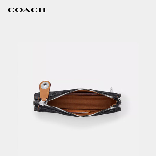 Coach (Coach) Luxus Frauenbeutel Schwarzer Reißverschluss Umhängetasche CR688LHBLK [Markenberechtigung] Geschenk an Freundin und Frau