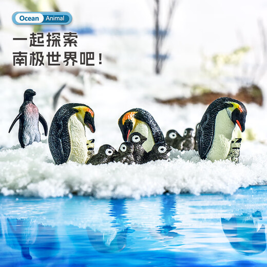 乐蓓富仿真海洋动物模型玩具海底世界生物鲨鱼海豚生日六一儿童节礼物