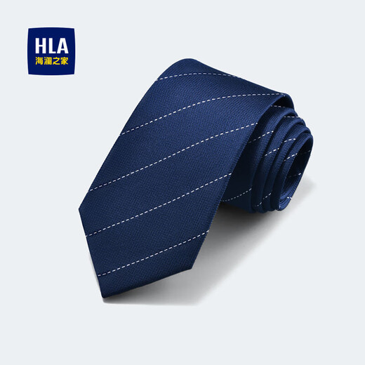 海澜之家（HLA）领带男士手打真丝高端婚礼商务正装七夕情人节礼物送男友老公